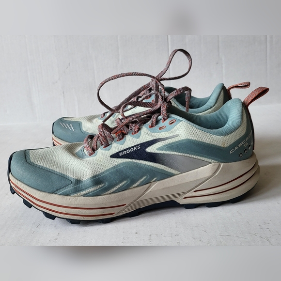 Brooks Cascadia 16 Running Shoes Women's Size 9.5 Blue and Grey - Picture 3 of 13